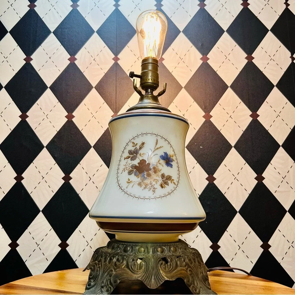 Vintage‎ Quoizel Hurricane Lamp “Abigail Adams”– Revived Edison-Style